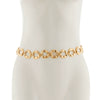 Metal Simple Pleated Ring Body Chain For Female