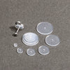 Metal Simple Style Silicone Transparent Ear Pad Ear Nail Ufo Spacer Lip Nail Navel Nail Ear Bone Nail Antiinvagination Earrings