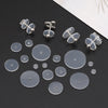 Metal Simple Style Silicone Transparent Ear Pad Ear Nail Ufo Spacer Lip Nail Navel Nail Ear Bone Nail Antiinvagination Earrings
