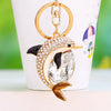 Metal Small Fish Shaped Keychain For Women As Gift