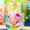 Metal Small Fish Shaped Keychain For Women As Gift