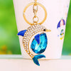 Metal Small Fish Shaped Keychain For Women As Gift