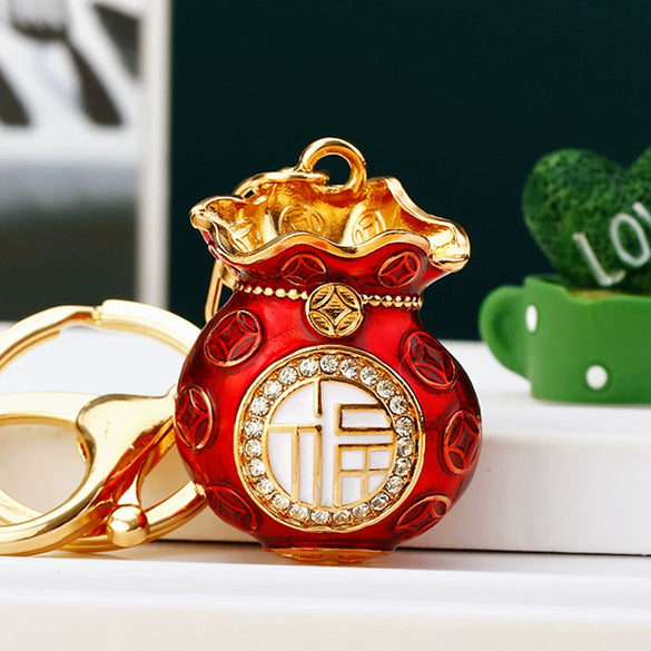 Metal Small Fish Shaped Keychain For Women As Gift