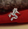 Metal Small Frog Earrings Simple Style Electroplated Animal Pattern For Women