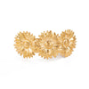 Metal Splicing Sunflower Arm Bracelet Highend Retro Electroplated For Women
