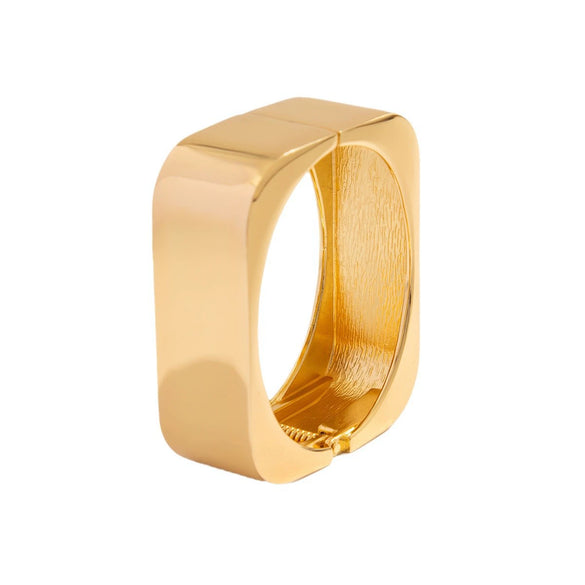 Metal Square Retro Style Electroplated Women's Bracelet