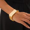Metal Square Retro Style Electroplated Women's Bracelet