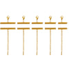 Metal Stainless Steel Bead Chain Tube Bracelet Necklace Electroplating Diy Jewelry Accessories