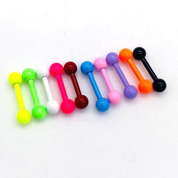 Metal Stainless Steel Geometric Painted Baking Varnish Unisex Body Piercing Earrings Jewelry