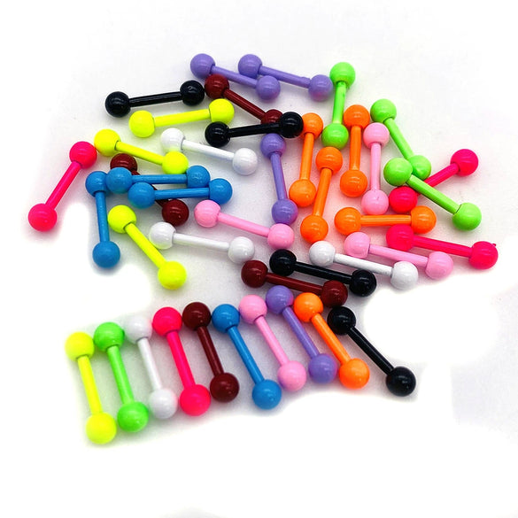 Metal Stainless Steel Geometric Painted Baking Varnish Unisex Body Piercing Earrings Jewelry