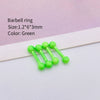 Metal Stainless Steel Geometric Painted Baking Varnish Unisex Body Piercing Earrings Jewelry