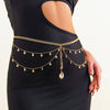 Metal Star Butterfly Waist Chain For Female Simple Style