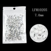 Metal Star Moon Snowflake Gear Nail Art Rivet Charms Simple Decorative Nail Jewelry Patch For Diy Nail Design