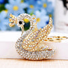 Metal Swan Creative Keychain For Women As Gift
