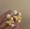 Metal Tassel Earrings With Flower Pattern Electroplated In Silver Needle Style Fashion Light Luxury Cold Retro Allmatch Highend For Women