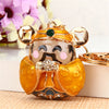 Metal Tulip Car Keychain And Bag Pendant For Female Cute Small Gift