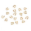 Metal Ushaped Tail Buckle Horseshoe Buckle Handmade Jewelry Material For Necklace Bracelet With Paint Design