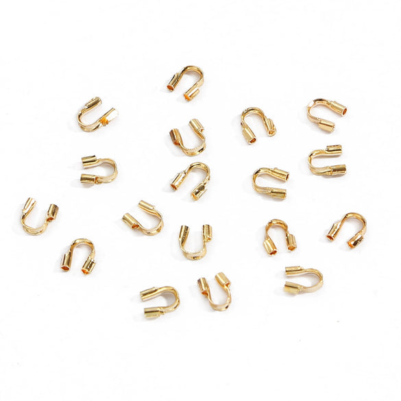 Metal Ushaped Tail Buckle Horseshoe Buckle Handmade Jewelry Material For Necklace Bracelet With Paint Design