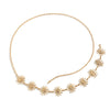 Metal Waist Chain For Women With Smiley And Sunflower Design Leisure Style