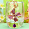 Metal Windmill Car Keychain For Women's Bags Creative Lucky Pendant