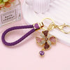 Metal Windmill Car Keychain For Women's Bags Creative Lucky Pendant