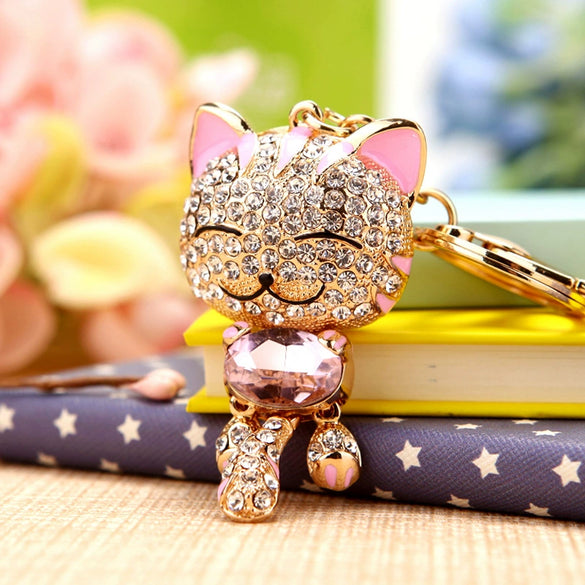 Metal Windmill Car Keychain For Women's Bags Creative Lucky Pendant