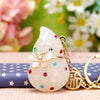 Metal Windmill Car Keychain For Women's Bags Creative Lucky Pendant