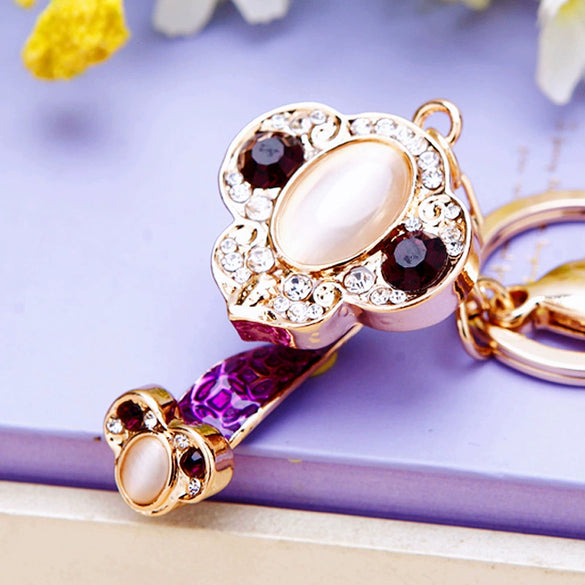 Metal Women's Creative Lucky Bag Car Key Chain Pendant For Business Gifts