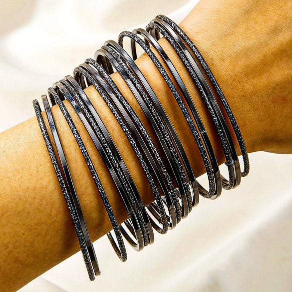 Metal Women's Geometric Iron Electroplated Bracelet