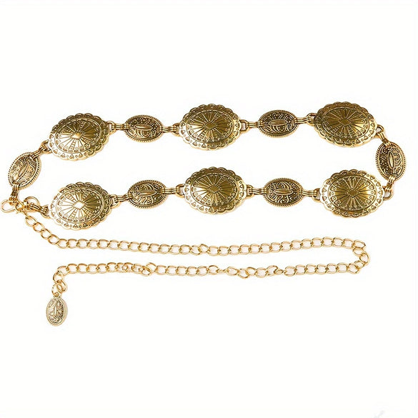 Metal Women's Waist Chain Retro Allmatch Fashion