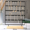 Metal Wrought Iron Jewelry Rack For Earrings Display Advanced Sense Style