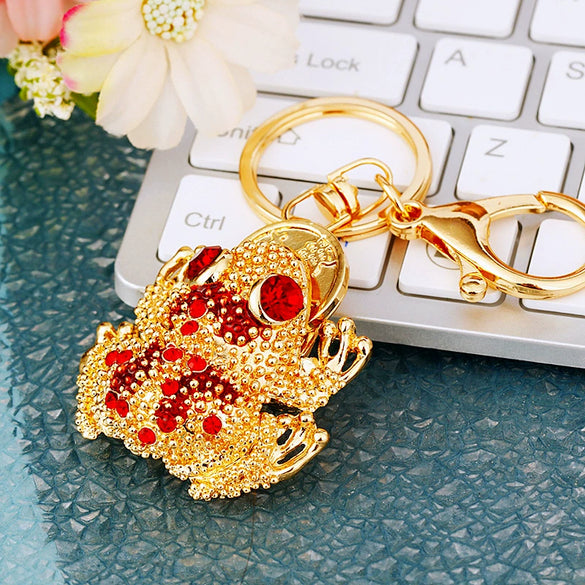 Metal Yuanbao Style Keychain Ornament For Women's Bag And Car Key