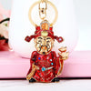 Metal Yuanbao Style Keychain Ornament For Women's Bag And Car Key