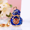 Metal Yuanbao Style Keychain Ornament For Women's Bag And Car Key