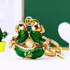 Metal Yuanbao Style Keychain Ornament For Women's Bag And Car Key
