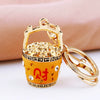 Metal Yuanbao Style Keychain Ornament For Women's Bag And Car Key
