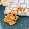 Metal Yuanbao Style Keychain Ornament For Women's Bag And Car Key