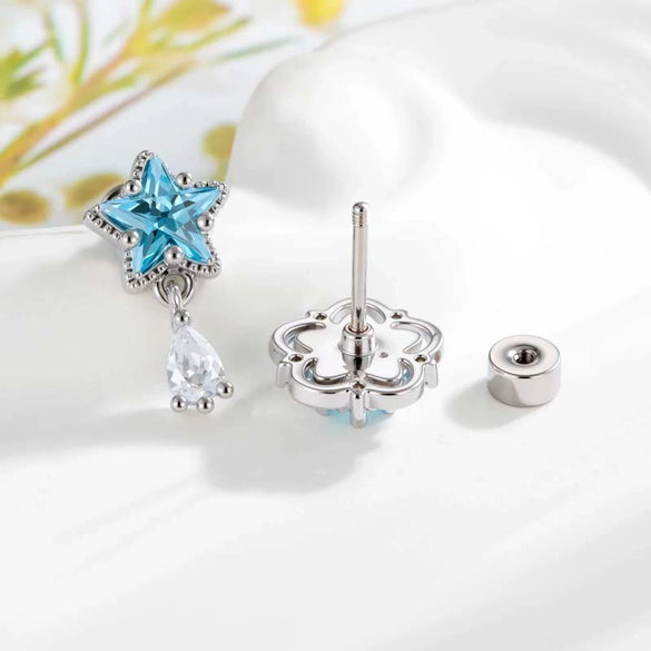 Metal Zircon Set Candy Star Cartilage Piercing Ear Bone Nail Cool Style