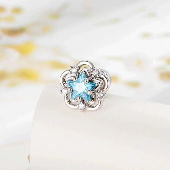 Metal Zircon Set Candy Star Cartilage Piercing Ear Bone Nail Cool Style
