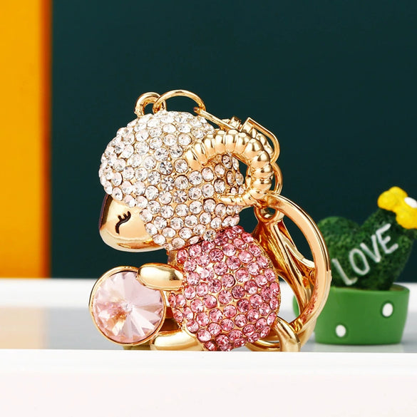 Metal Zodiac Car Keychain For Girls And Couples Zinc Alloy Pendant Wholesale