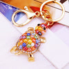 Metal Zodiac Chicken Creative Women's Car And Bag Keychain Pendant