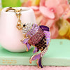 Metal Zodiac Chicken Creative Women's Car And Bag Keychain Pendant