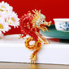 Metal Zodiac Dragon Car Keychain And Bag Pendant