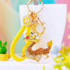 Metal Zodiac Dragon Car Keychain And Bag Pendant