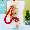 Metal Zodiac Dragon Car Keychain And Bag Pendant
