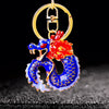 Metal Zodiac Dragon Car Keychain And Bag Pendant
