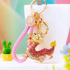 Metal Zodiac Dragon Car Keychain And Bag Pendant