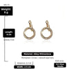 Micro-Inlaid Diamond Fashion Earrings