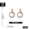 Micro-Inlaid Diamond Fashion Earrings