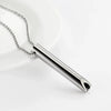 Mindfulness Decompression Jewelry Stainless Steel Titanium Steel Geometric Electroplated Unisex Necklace